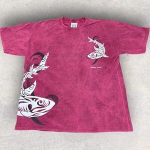 Vintage Yacht Club Brand‎ T-Shirt Sanibel Island Mens Large Red